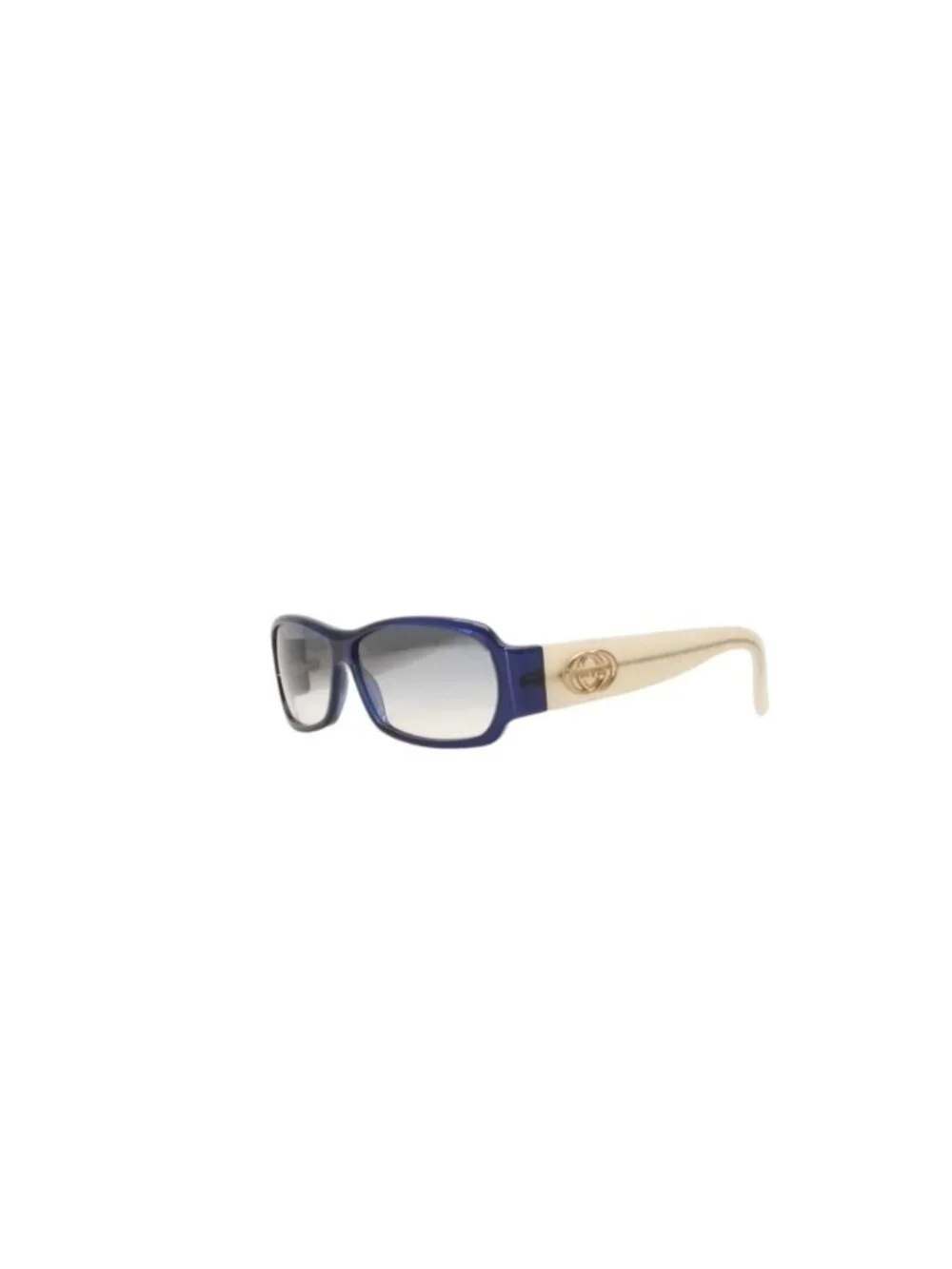 Gucci Sunglasses Eyewear S Eonit GG Logo Glitter Acetate Blue White